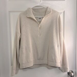 Aerie waffle quarter zip